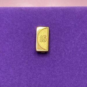 💛 Vintage Gold Filled Birks “15” Year Brooch